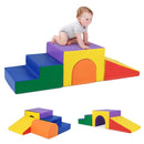 4-Piece Foam Tunnel Climbing Set – Multicolour
