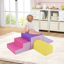 4-Piece Foam Tunnel Climbing Set – Rose