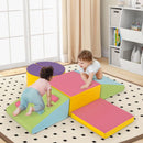 6-Piece Foam Climbing Set with Climbing Holds – Multicolour