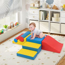 7-Piece Foam Building Blocks and Climbing Set – Colourful