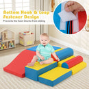 7-Piece Foam Building Blocks and Climbing Set – Colourful