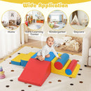 7-Piece Foam Building Blocks and Climbing Set – Colourful