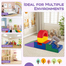 5-Piece Foam Climbing Set with Split Ring – Colourful