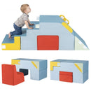 Convertible Foam Climber with Table and Chair Layout – Multicolour