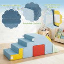 Convertible Foam Climber with Table and Chair Layout – Multicolour