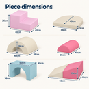 Baby Direct 7-Piece Foam Climbing Set with Floor Mat, gallery image 5