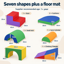 Baby Direct 7-Piece Foam Climbing Set with Floor Mat, gallery image 27