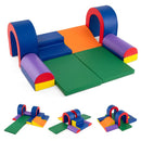 10-Piece Foam Climbing Set with Arches and Mats – Multicolour
