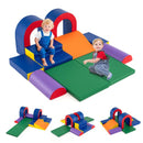 10-Piece Foam Climbing Set with Arches and Mats – Multicolour