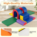 10-Piece Foam Climbing Set with Arches and Mats – Multicolour