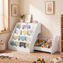 2-in-1 Kids Bookshelf & Toy Storage Organizer, Storage Rack product image 2