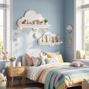 2 Pieces Floating Cloud Shelves, Wall Mounted Storage Display Rack product image 2