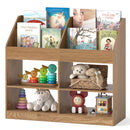 3-Tier Kids Bookshelf, Montessori Cube Bookcase for Nursery, Classroom product image 1