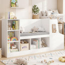 Car-Shaped Kids Bookshelf with Reading Nook, Kids Bookcase product image 1