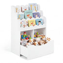 Kids Bookshelf, 5-Tier Wooden Children Bookcase & Toy Storage Organizer product image 1