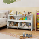 Kids Toy Storage Box, Children Wooden Bookcase with 2 Movable Drawers product image 2