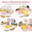 6-Piece Chenille Foam Climbing Blocks Set – Macaron