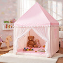 Wooden-Frame Kids Playhouse Tent with Mat – HW67015PI