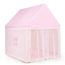 Wooden-Frame Kids Playhouse Tent with Mat – HW67015PI