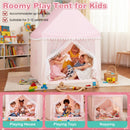 Wooden-Frame Kids Playhouse Tent with Mat – HW67015PI