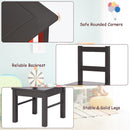 Kids activity table and chair set with storage drawers, safe rounded corners, and stable legs for creative play and.
