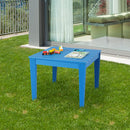64.5 x 64.5 CM Square Kids Table, Weather Resistant Heavy-Duty Toddler Activity Play Table