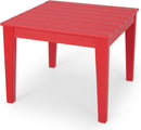 64.5 x 64.5 CM Square Kids Table, Weather Resistant Heavy-Duty Toddler Activity Play Table