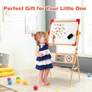 3-in-1 Wooden Art Easel with Rotating Board – product view