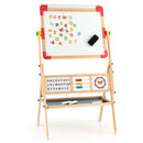 3-in-1 Wooden Art Easel with Rotating Board – product view