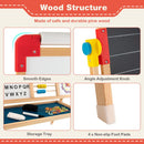 3-in-1 Wooden Art Easel with Rotating Board – product view