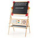 3-in-1 Wooden Art Easel with Rotating Board – product view