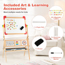 3-in-1 Wooden Art Easel with Rotating Board – product view