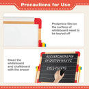 3-in-1 Wooden Art Easel with Rotating Board – product view