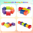 Colorful butterfly stools in various configurations, featuring PU leather covers and high-density sponge filling for.