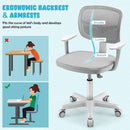 Kids study chair with ergonomic backrest and adjustable height, designed for comfort and proper posture during study.