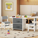 Kids Table and Chair Set, Toddler Wooden Activity Table