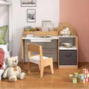 Kids Study Desk and Chair Set, Children Study Table