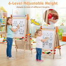4-in-1 Wooden Art Easel with Ball Track – product view