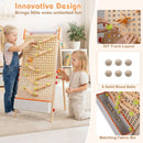 4-in-1 Wooden Art Easel with Ball Track – product view
