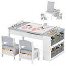 Multi-functional Kids Art Easel Table & Chair Set