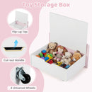 Scalloped Kids Bookshelf and Toy Storage Organizer for Bedroom