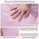 Pink 2-Seater Kids Recliner Chair with 2 Cup Holders and 2 Side Storage Pockets