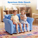Kids Couch with Strawberry Throw Pillows - Blue - image 5