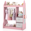 Kids Clothing Rack with Mirror and Cloth Hanger for Kids Room product image 1