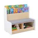 Kids Reading Nook with Bench, Toddler Toy Storage Organizer product image 2