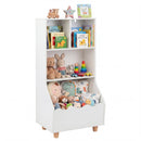 Kids Toy Storage Organizer, 3-Tier Wooden Bookshelf with 2 Anti-Toppling Devices, Top Surface product image 1