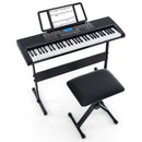 61-Key Electronic Keyboard Set with Stand and Stool – MU10107AU