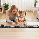 88-Key Rechargeable Roll-Up Piano with Sustain Pedal – MU10113AU-DK