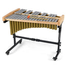 32-Note Metallophone with Adjustable Wheeled Stand – Golden