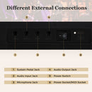 61-Key Folding Digital Piano with MIDI and Carrying Bag – Black